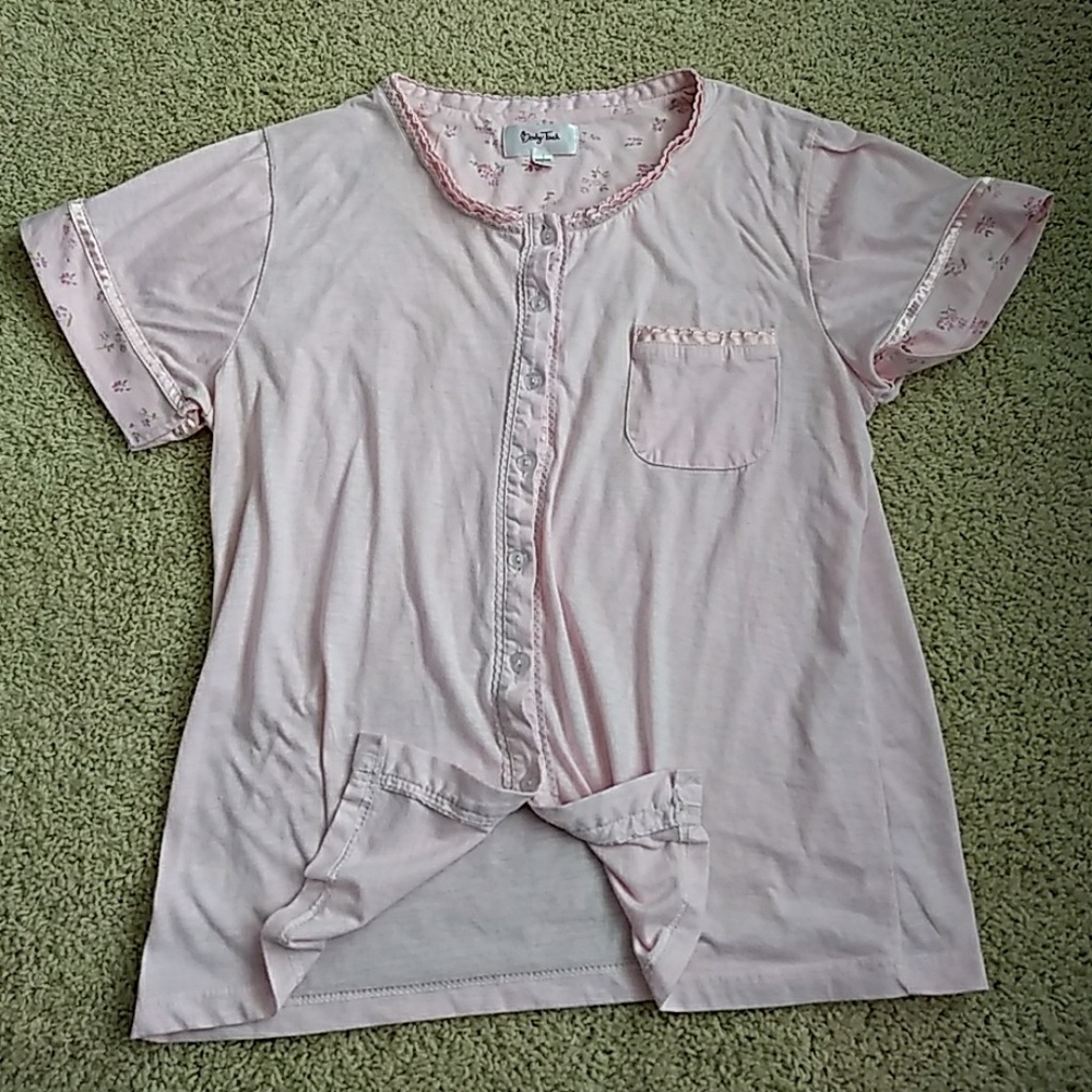 Pink Pajama Shirt